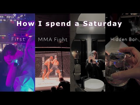 Come with me to a Hidden bar with amazing vibe, cocktails and music | First MMA Fight