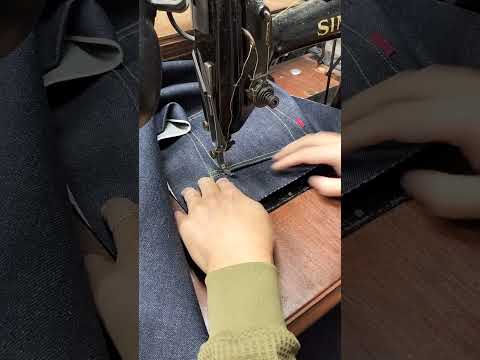 オリジナルジーンズ　S47TS　在庫を少量制作中（バックポケット部分）