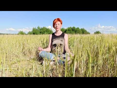 Meditation in Field | Copyright Free Video Footage