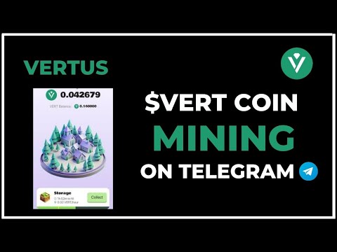 Vertus Airdrop || Vertus Mining || How To Mine Free VERT Coin On Telegram #vertus #vertusairdrop