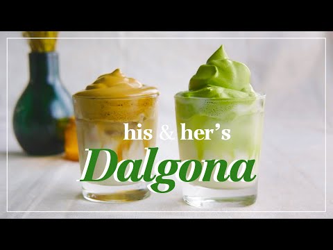 Dalgona Coffee | Matcha Dalgona | How to make matcha Dalgona