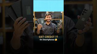 Can we take GST Credit on Smartphone ? #shorts