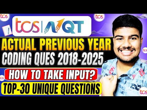 TCS NQT 2025 Unique & Actual PYQ | How to take input? | NO ERROR ❌ | MUST WATCH 🔥