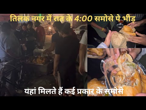 Tilak Nagar Famous Samosa Wala | 20+ Varities of Samose in Tilak Nagar | 4 bje samose in Tilak Nagar