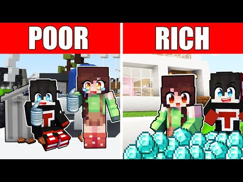 Best of Minecraft - The POOR to RICH Story! ( Tagalog )