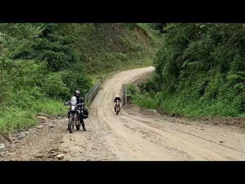 AJP PR7 Border at La Balsa, Ecuador to Peru. It’s been raining..