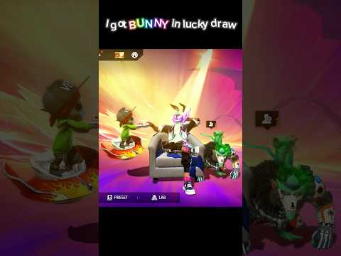 I GOT NEW BUNNY BUNDLE IN LUCKY DRAW 😍LUCKY 😘#freefirenewevent  #bunnybundlefreefire  #shorts