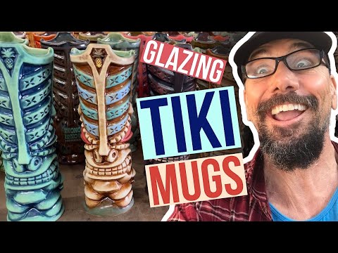 Hand Glazing Tiki Mugs With Crazy Al