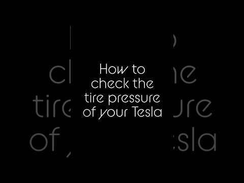 Checking tire pressure has never been this high-tech #TeslaTech #teslamodel3 #tesla #evcommunity