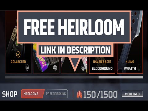 how to get free heirloom in apex legends