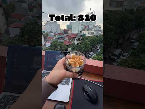 Here’s what $15 can buy you in Vietnam #vietnam #hanoi #coffee #cheap #travel