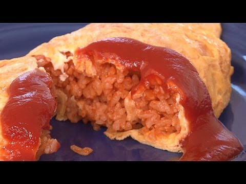 How to Make Omurice an omelet with a filling of ketchup seasoned fried rice✪How to Japan TV