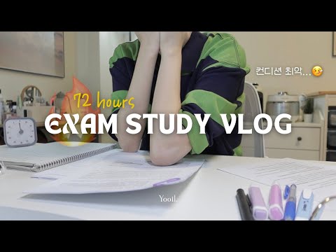 (sub) Exam Cramming Vlog 🔥| If I get this done, I know I can handle whatever comes  next..