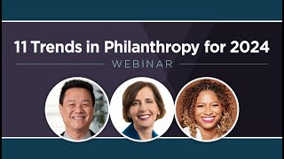 11 Trends in Philanthropy for 2024