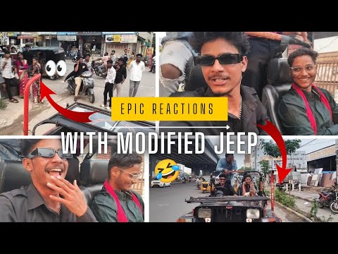 Epic Reaction With Modified Jeep at College | funny reactions 😂 | SOHEL DADA