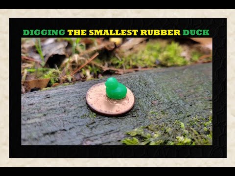 Digging The Worlds Smallest Rubber Duck - Antiques - Bottle Digging - Oddities - Toys - Marbles -