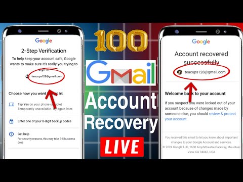 Gmail Account 2 step verification || google account recovered successfully || email recovery