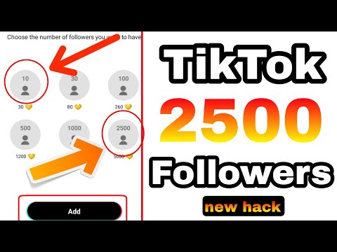 Get Free 2500+ Followers and Likes On Tiktok. TikTok kay Followers kaisa badhaya. New Trick 2022.