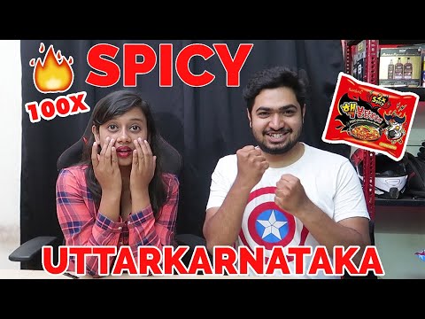 Belgavi ಹುಡುಗಿ🔥 Worlds *SPICIEST*💥Noodles Challenge | 100X SPICY♨️ | Uttarakarnataka #Kannada #Hubli