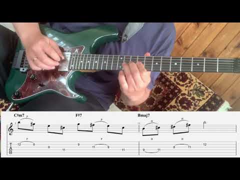 Segments of Giant Steps for Guitar - Ex.3