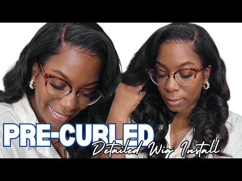 Pre-ALL Wigs Took Over the 24 & 2000s! Pre-Curled Bodywave 13x4 Precut Wig Hermosa Hair