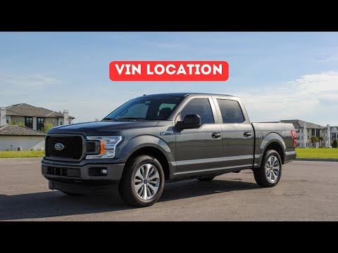 Ford F150 2015-2020: VIN Code location - Two Places