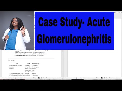 Acute Glumerulonephritis Case Study