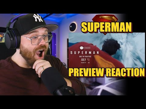 Superman Preview Teaser Trailer REACTION