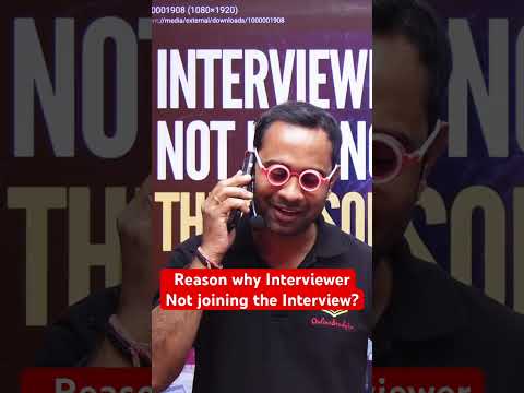 Interviewer not joining interview @OnlineStudy4u l