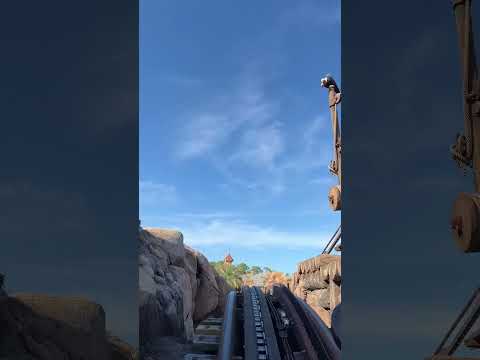 Front row POV of Seven Dwarfs' Mine Train. Located in Fantasyland, Magic Kingdom, #disneyworld ✨