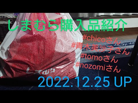 【Haul】しまむら購入品紹介＊2022.12.25/chicoさん/青木美沙子さん/tomoさん/nozomiさん/インフルエンサーさんコラボ