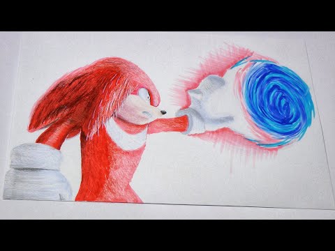 Sonic vs Knuckles | Drawing Sonic the Hedgehog 2 (2022)