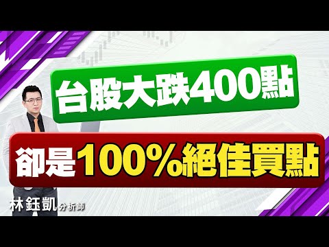 中視【股林高手】20241220#林鈺凱：台股大跌400點 卻是100%絕佳買點#中視新聞 #股林高手