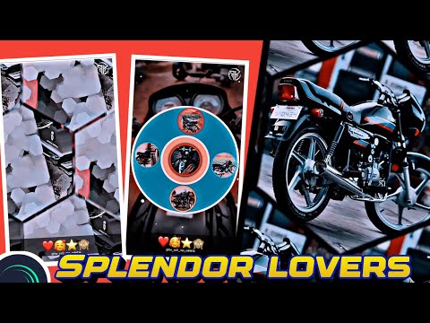 🏍️ Trending Alight Motion Splendor Bike Lover Special Video Editing Alight Motion Video Editing