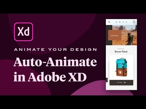 Learn How to Use New Auto-Animate Feature in Adobe XD (Prototyping, Tap & Drag Effects)