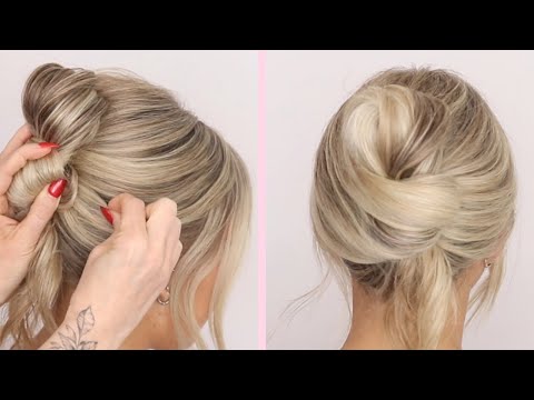 Quick 2-minute hairstyles for the busy days