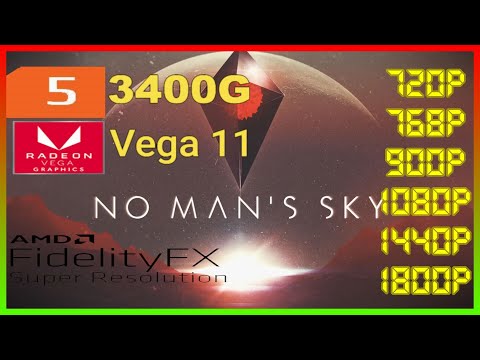 No Man's Sky | Ryzen 5 3400G Vega 11 2x8 (2666MHz) 16GB RAM