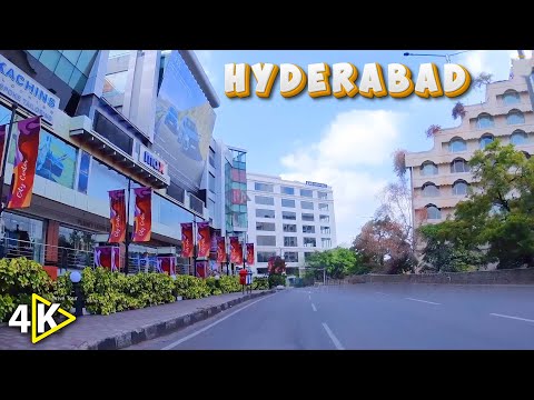 Hyderabad city tour || Banjarahills, Erramanzil, Panjagutta  4k drive Tour