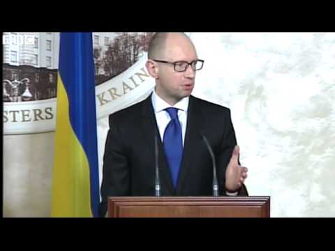 BBC News   Crystal clear that Russian army is in Ukraine, says PM Yatsenyuk