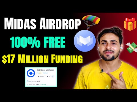 Midas Airdrop 🪂~ Make Money Through Midas Airdrop || Midas Telegram Guide $17M Funding 🚀