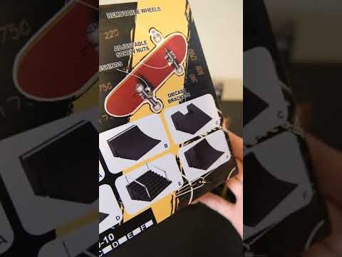 指スケ （フィンガースケートボード）をパークキットでやってみた！ | Finger Skateboard #Shorts