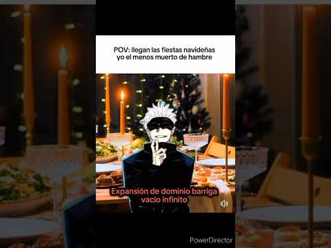 Pov: llegan las fiestas navideñas yo el menos muerto de hambre #anime #memes #edit