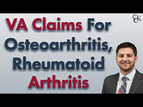 VA Claims for Rheumatoid Arthritis & Osteoarthritis: What to Know