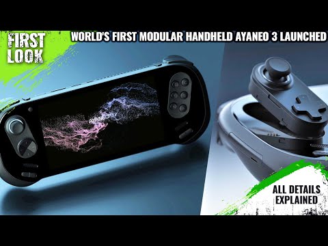 World's First Modular Handheld AYANEO 3 Launched - Explained All Spec, Features And More