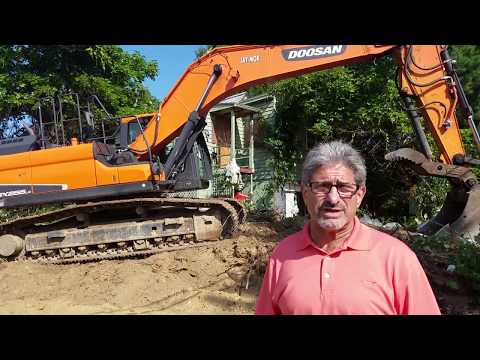 Fitchburg, MA demolition, August 6, 2018