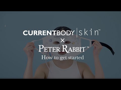 CurrentBody Skin X Peter Rabbit Limited Edition LED Light Therapy Mask - How to get started