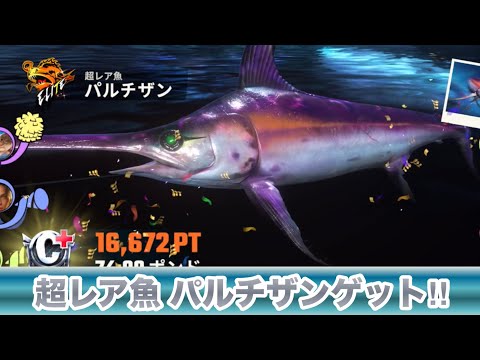 火星とかにいそうな紫色カジキ⁉︎超レア魚！釣りの達人