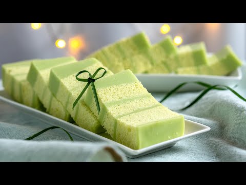 香兰千层蛋糕 | 果冻蛋糕 | 母亲节蛋糕 🎂 Pandan Layer Cake | Jelly Cake | Mother's Day [My Lovely Recipes]