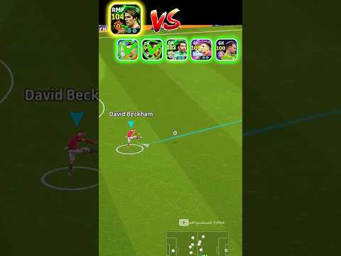 ☠️Epic Beckham Vs Top 5 Goalkeepers | #efootball2025 #efootball #pesmobile