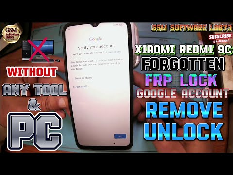 How to FRP bypass Redmi 9C MiUi 12|Redmi 9C Google Account Lock W/O PC|Redmi Ka FRP Lock Kase Tode.